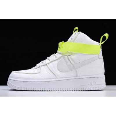 Nike Erkek Air Force 1 High Beyaz / Siyah Kaykay Ayakkabı Türkiye - ALDNBIVS